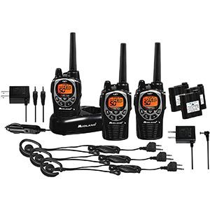 Midland Black/Silver Waterproof GMRS Two-Way Radio Image