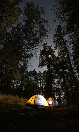 Camping at the North Rim of Grand Canyon National Park